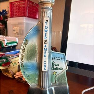 Vintage Tower of the Americas San Antonio Decanter – HemisFair ’68